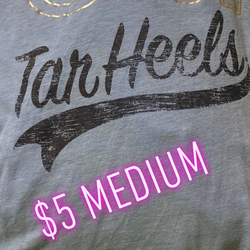 Tar Heels razor back tank top